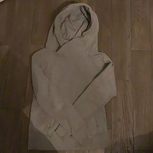Lulu lemon hoodie with folded neck , grey in colour